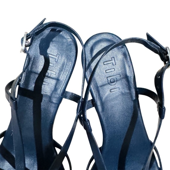 Tibi Brooks Low Heel Sandal in navy - Picture 7 of 7